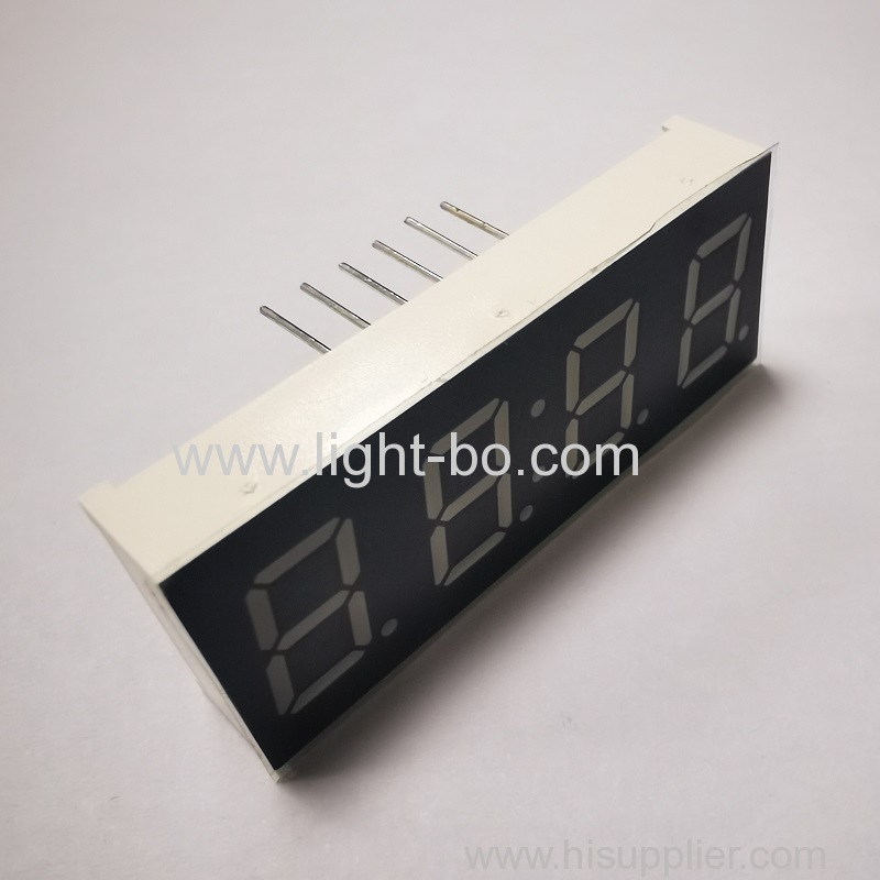 Horloge à LED ultra bleue à 7 segments, affichage à 4 chiffres, cathode commune de 0,4 pouce pour minuterie numérique