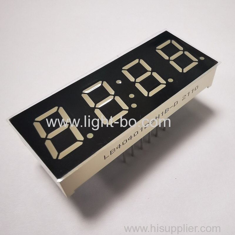 display orologio a led ultra blu a 7 segmenti 4 cifre catodo comune da 0,4 pollici per timer digitale