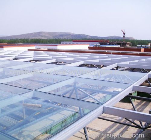 Flat Space Frame Structure Glass Roof