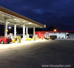 Light Steel Structure Canopy Gas Fuel Station