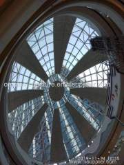 Tempered Glass With light Steel Structure Dome Skylight Roof