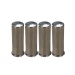 Factory price Cylindrical Stainless steel Deep drawn aluminum shell