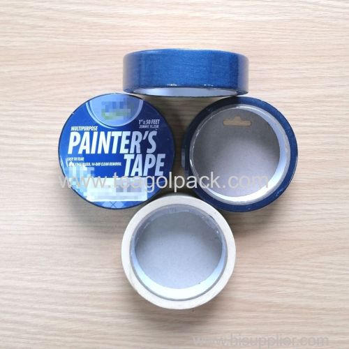25mmx15.25M(1"x50Feet) Multi-Purpose Blue & White Painter"s Masking Tape