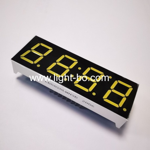 Ultra bright white 4 digit 7 segment led clock display 0.56 common cathode for microwave oven control