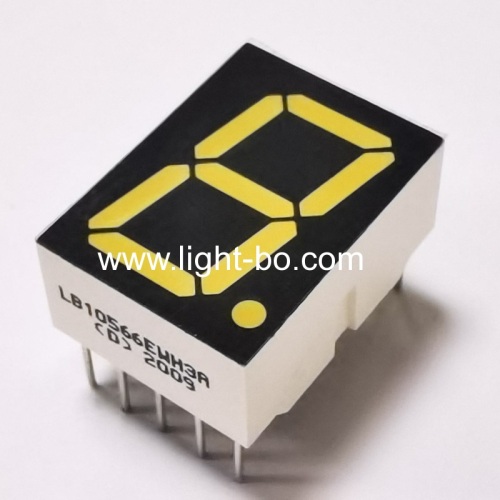 Ultra bright white Single Digit 14.2mm 7 Segment LED Display common cathode for Instrument Panel