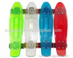 Transparent fish skateboard /mini cruiser skateboard