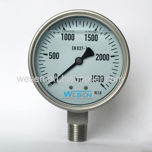 All Stainless Steel Pressure Gauge