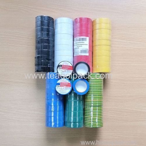 15mmx10mx0.13mm Set of 10PCS PVC Electrical Insulation Tape 7 Colors