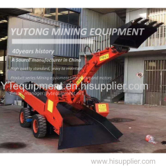 Wheel Type Tunnel Digging Arm Mucking Loader