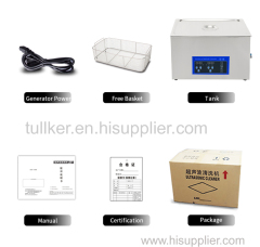 Tullker 30L 15L 10L 2L Ultrasonic Cleaner PCB Vinyl Record Car Parts Printhead Dental Glasses Jewelry Ultra Sonic Bath