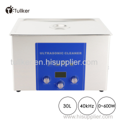 Tullker 10L Ultrasonic Cleaner Power Adjust LCD Screen Bath Temperature Heat Set DPF Degreaser Washing Low Noise