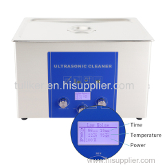 Tullker 10L Ultrasonic Cleaner Power Adjust LCD Screen Bath Temperature Heat Set DPF Degreaser Washing Low Noise