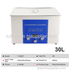 Tullker 10L Ultrasonic Cleaner Power Adjust LCD Screen Bath Temperature Heat Set DPF Degreaser Washing Low Noise