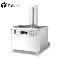 Tullker 38-1500L Ultrasonic Cleaners Industrial Agitation Lift Automotive Parts Carbon Carburetor Engine Gun DPF Circuit