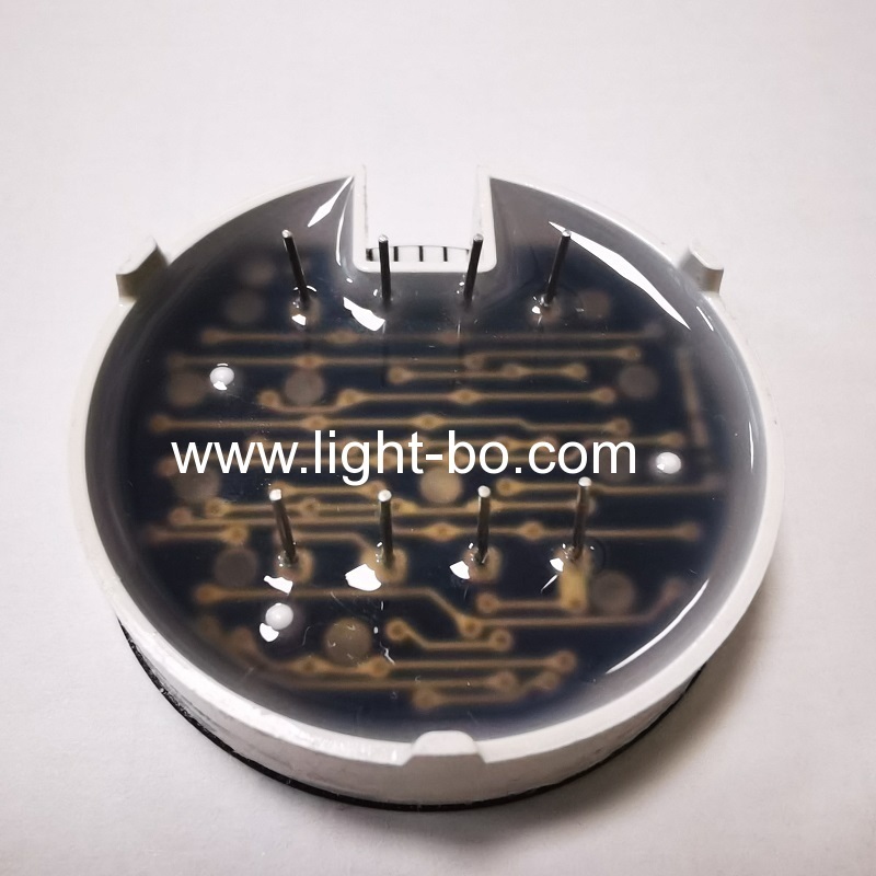 maßgeschneiderte 8-polige runde Form ultraweiß / ultrarot 7-Segment-LED-Anzeige für Luftbefeuchter