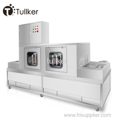 Tullker Pass Through Type Spray Automatic Automated Conveyor Belt Industrial Cleaner