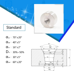 Customized Manufacturing ND Natural Diamond Wire Drawing Dies For Wire Drawing Machine