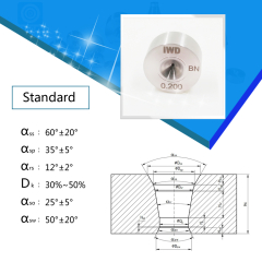 Top Quality SSCD MONO Diamond Wire Drawing Dies for Medium and Large Bare Copper Wire Drawing Machine