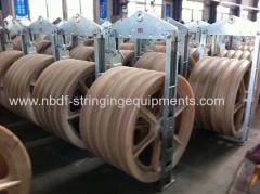 1160MM Five Wheels Stringing Pulley Blocks for 1000KV Transmission Line