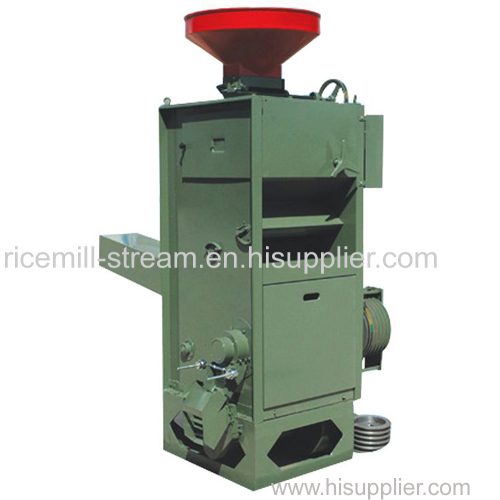 SB combined electric/diesel tractor ricehulling milling and polishing machine