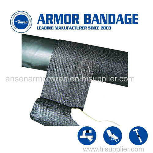 Ansen Factory Supply Fiberglass Armor-Wrap Tape High Strength Armor Bandage 4'' Armorcast