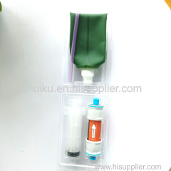 Wholesale Survival Emergency Water purifier Filter Straws With Other Camping Supplies