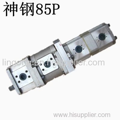 The pump body is aluminum pump The color is silver Used for Kobelco 85P tracked vehicles One or more coupling pumps