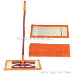 Economic microfiber flat mop set