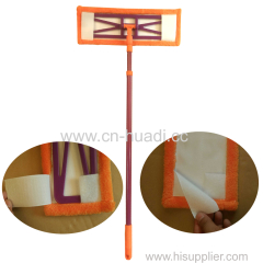 Economic microfiber flat mop set