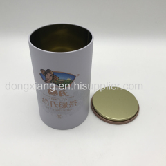 Round Tea packaging tin box