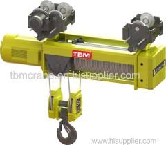 Monorail wire rope hoist