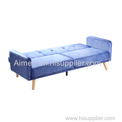 Living Room Furniture Blue Sofa Bed