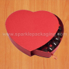 Factory Price Custom Premium Paper Chocolate Packaging Heart-Shaped Gift Box For 12 Chocolates with Your Own Logo