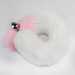 Wholesale 40 Cm Fox Tail Anal Plug Dog Tail Back Court Plugs Anal Trumpet High Quality Sex Toys Metal Anal Plug