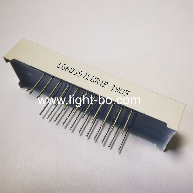 superhelle rote 6-stellige 10mm 14-Segment-LED-Anzeige gemeinsame Kathode für Instrumententafel