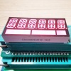 Super bright red common cathode 6 digit 14-segment Alphanumeric led display 11mm for Taximeter