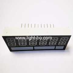 Super bright red common cathode 6 digit 14-segment Alphanumeric led display 11mm for Taximeter