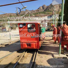 8t explosion-proof mining battery locomotive for coal mine