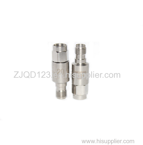 SMA coaxial fixed attenuator DC to 6GHz 2W 20dB Attenuator