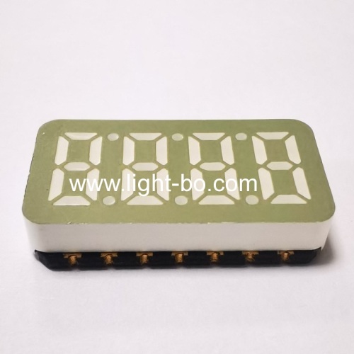 Customized Super bright red 4 Digit 8mm SMD LED Display Common Anode for Instrument Panel