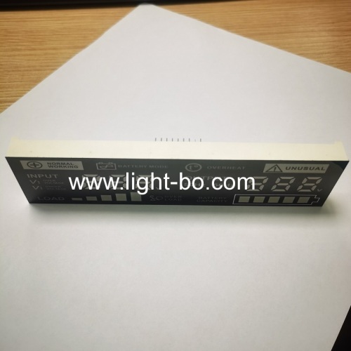 Customized Multicolour 6 Digits 7 Segment LED Display Module for Auto voltage stablizer regulator