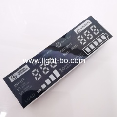 Customized Multicolour 6 Digits 7 Segment LED Display Module for Auto voltage stablizer regulator