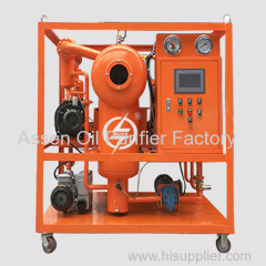 Assen Double-stage Vacuum Transformer Oil Filtration Machine for Emulsified Insulating Oil