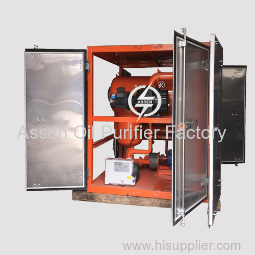 Assen Double-stage Vacuum Transformer Oil Filter Machine for Emulsified Insulating Oil