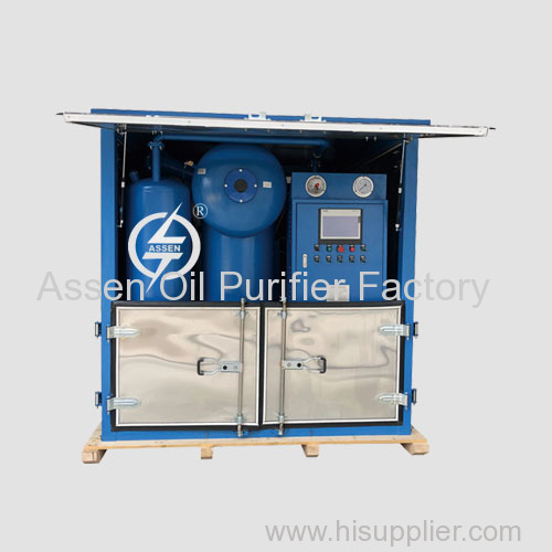 6000L/h Double Stage Vacuum Transformer Oil Purifier Oil Dehydration