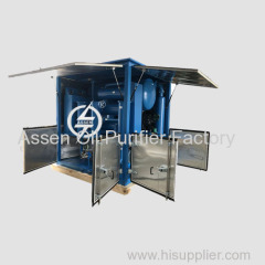 4000 L/Hr Enclosed Type Multi-Functional High Vacuum Power Transformer Oil Purification Machine