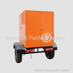 Trailer Transformer Oil Treatment Machine with wheels