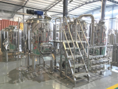 Tiantai 5bbl-10bbl Electric Heated Upright Brewery Brewing Brewhouses