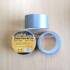 0.19mmx48mmx10M 50mesh Cloth Duct Tape Silver Color