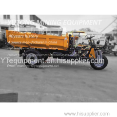 Mining Electric Tricycle Car With 4 ton Capacity